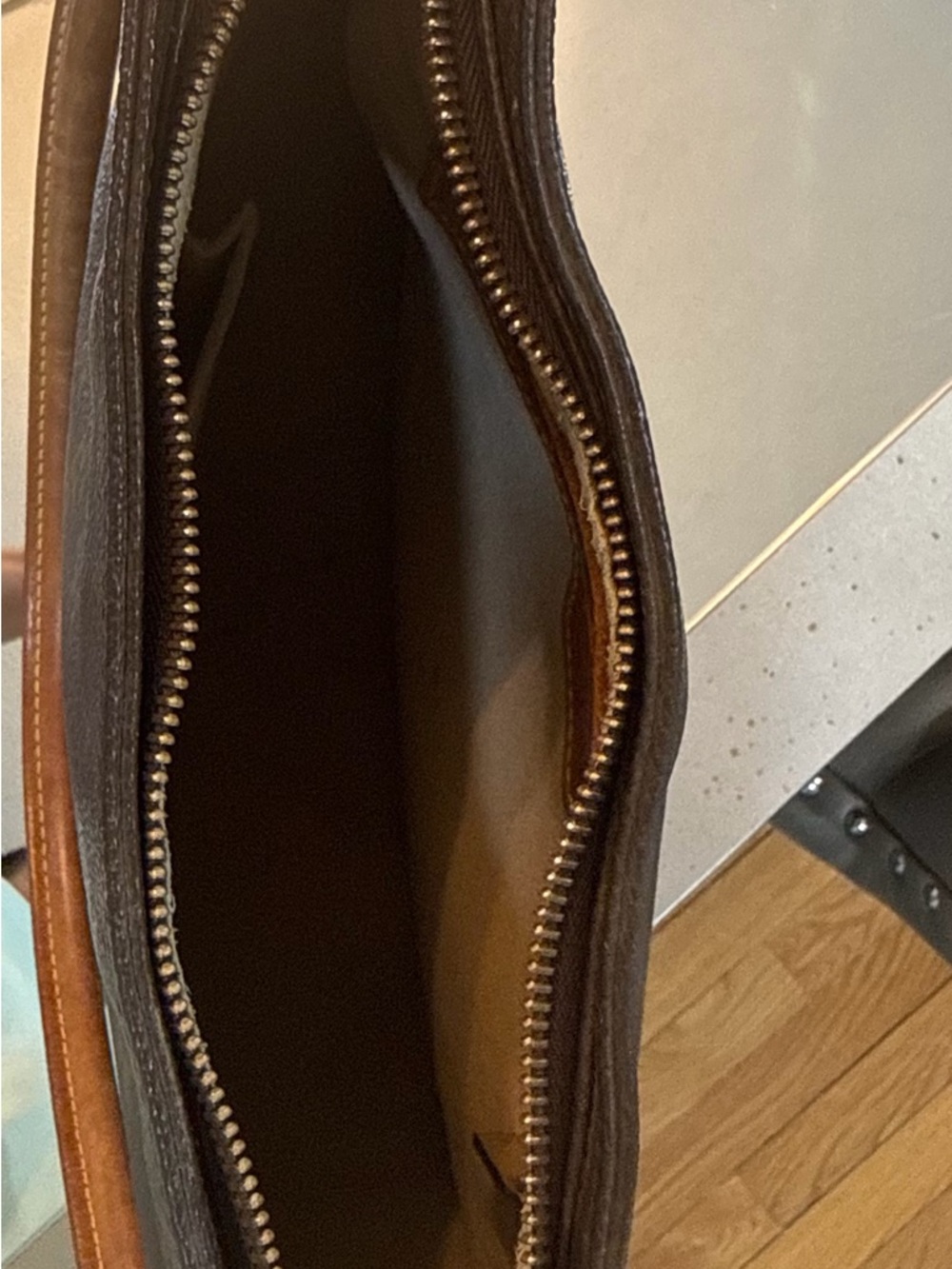 Louis Vuitton Monogram Canvas Hobo Bag in Brown and Tan - Picture 5 of 7